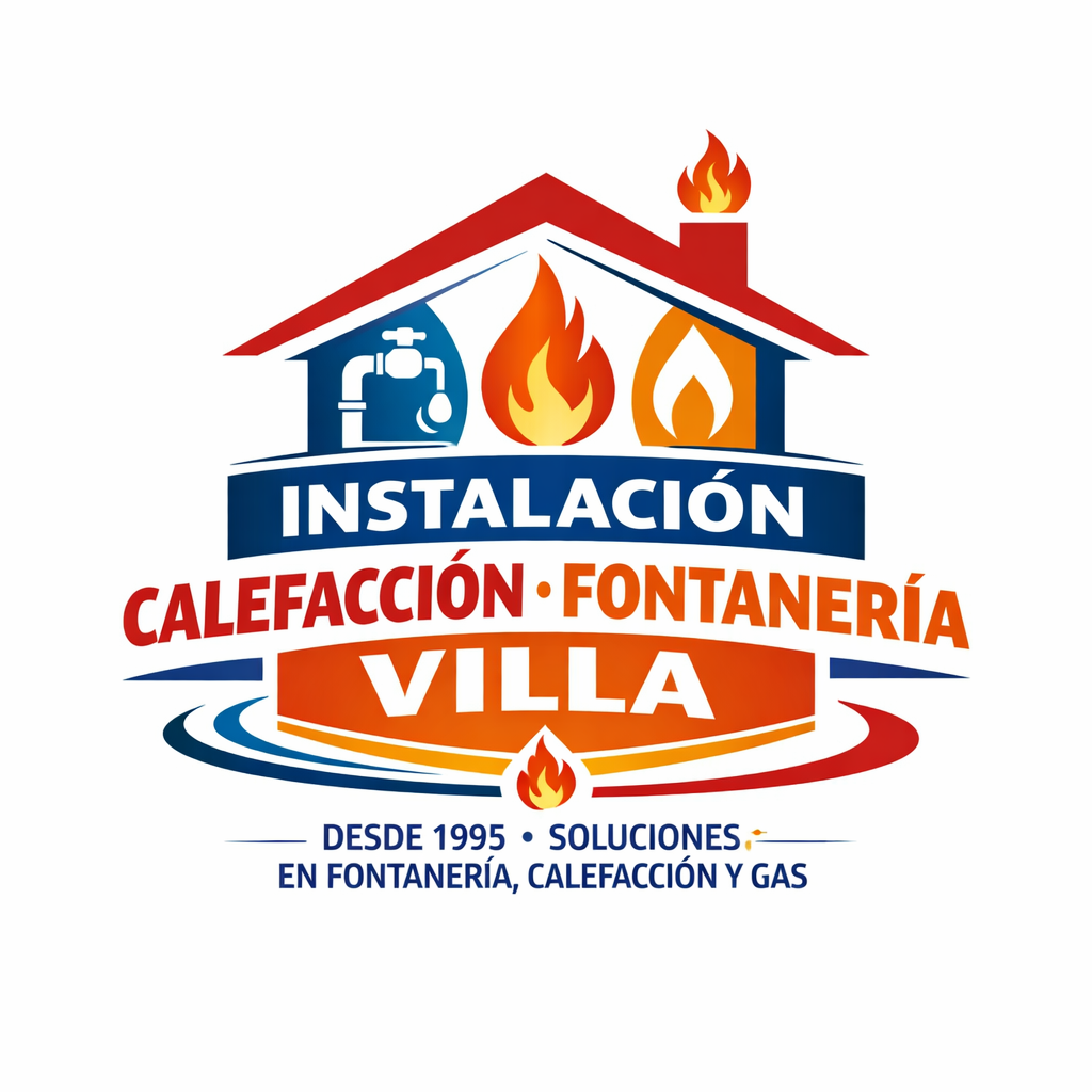 Logo Instalación Calefacción Fontanería Villa - Desde 1995